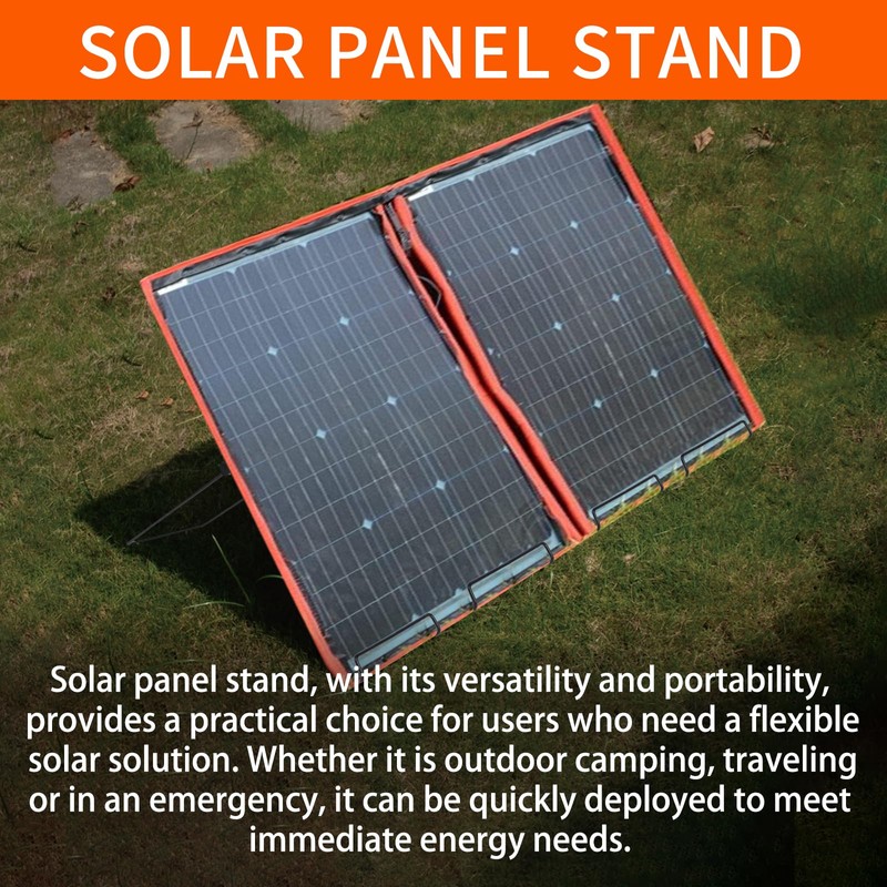 KishYa 2 Pack Solar Panel Stand, Folding Solar Panel Stand,
