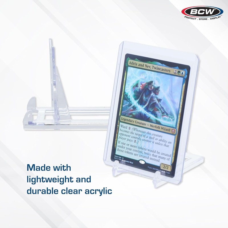 BCW 2-Piece Card Display Stands | Showcase Top Loaders, Magnetics,