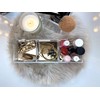 Dany Marcus Desk Organiser Acrylic Transparent with Gold - 3