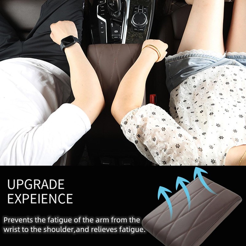 RAKSONIC Upgrade Car Console Armrest Pad with Tissue Box,Comfortable Memory