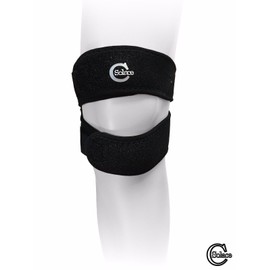 Solace Care Runners Knee Support | Patella IT Band Strap Brace | for Jumpers Knee Iliotibial Band Syndrome Tendonitis Arthritis Osgood-Schlatters