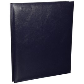 Pioneer Leatherette Post Bound Album 8.5"X11", Navy