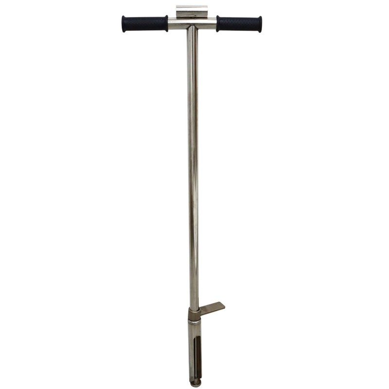 INTSUPERMAI Soil Probe Sampler with Foot Pedal Stainless Steel Soil