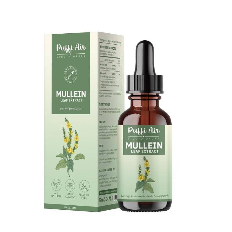 Puffiair Liquid Mullein Leaf Extract Drop-30ml - Specification: 1 pack