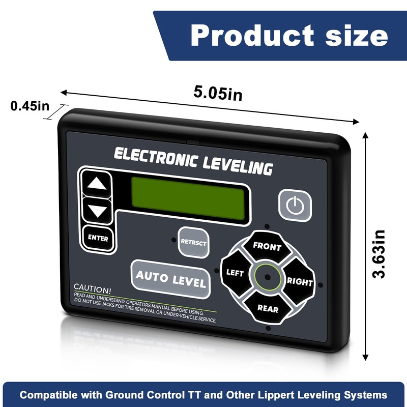 421484 RV Leveling System Touchpad Control Panel for RV 5th