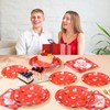 Cheery Land Valentines Plates and Napkins Sets - Serves 25