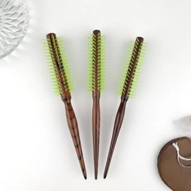 [SS62] Natural Wood Thorn Roll Hairbrush Small Baby) 2 SmallFREE / [에스에스62]자연목 가시롤 헤어브러시 Small Baby) 2 SmallFREE