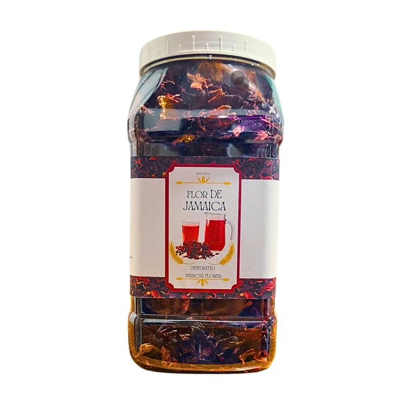 ARIAZU Jamaica Flor de Jamaica 750gr frasco hermetico reusable Jamaica