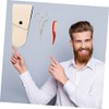 1set Men Grooming Kit Nose Hair Scissors Hair Comb Storage