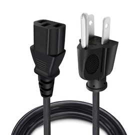 Defoly 6ft AC Power Cord, TV Power Cable Compatible with Vizio Smart TV V555-H11 D40f-J09 D32h-JVFD40M-08 D32h-J09 V655-J09.