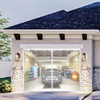 Garage Door Screen for 1 Car Garage 8x7FT White, Magnetic