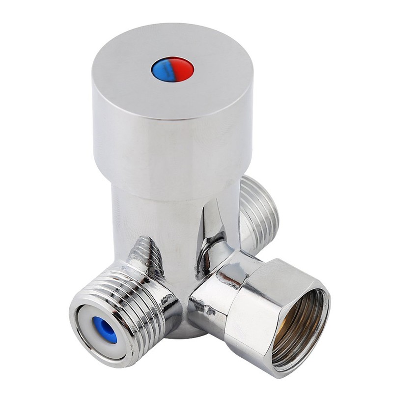 Thermostatic Mixing Valve, G1/2 Hot Cold Water Mixing Valve Blending