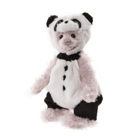 Charlie Bears Pantaloon 2021 Plush Panda Teddy Bear (Removable Outfit) - Collectable Gift - 10 Inch