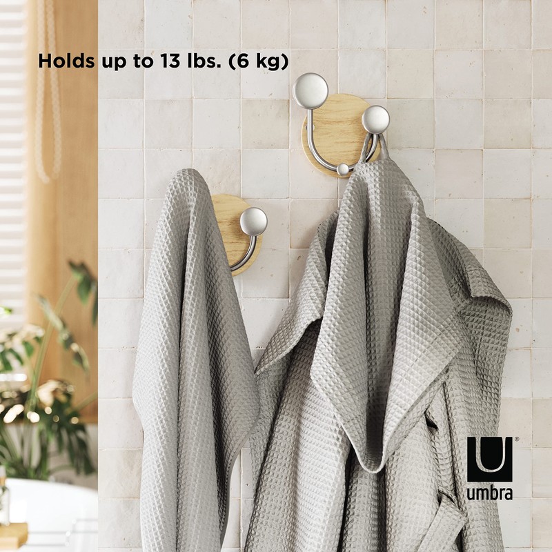Umbra Melody Pallet Hook, Natural/Nickel