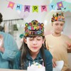 Hooqict Birthday Crowns for Kids Classroom 30 Pack Party Hats