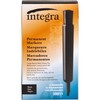 Integra Permanent Marker, Chisel Tip, Black (ITA30011)12 Pack