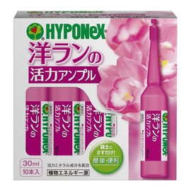 Hyponex Japan Western Orchid Vitality Ampoule, 1.1 fl oz (30 ml) x 10 Bottles Colorless