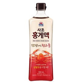 Sajo Red Crab Flavored Seasoning Sauce 사조홍게액 900ml(30.43fl oz)