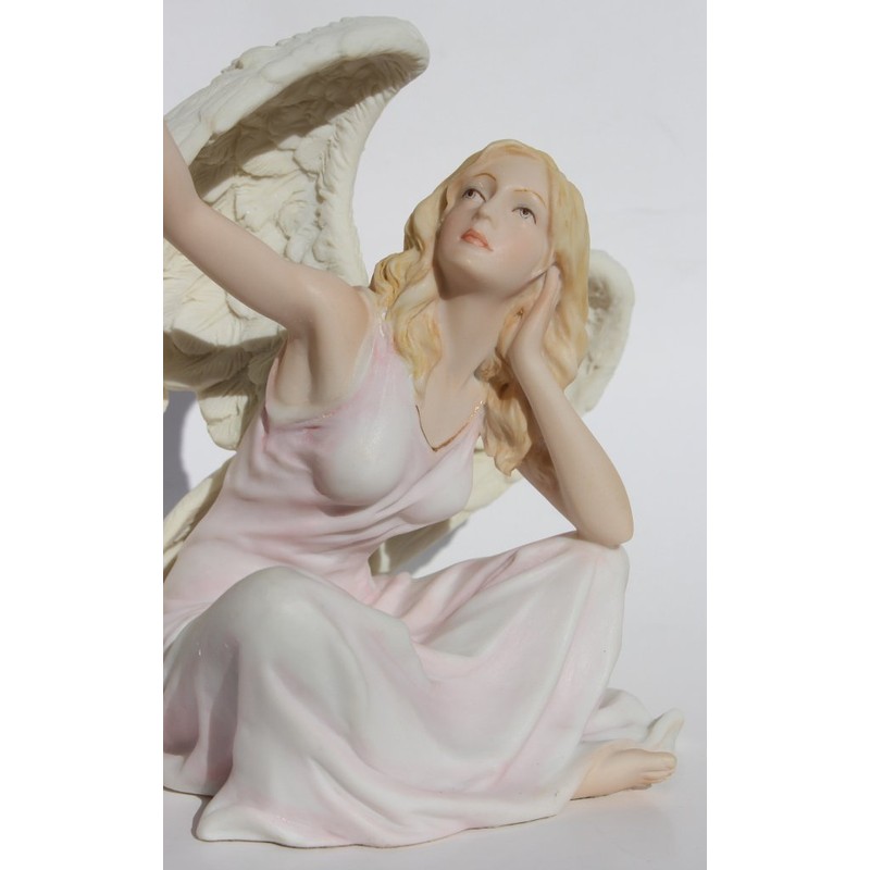 US 5.88 Inch Angel Sitting with Dove on Right Hand