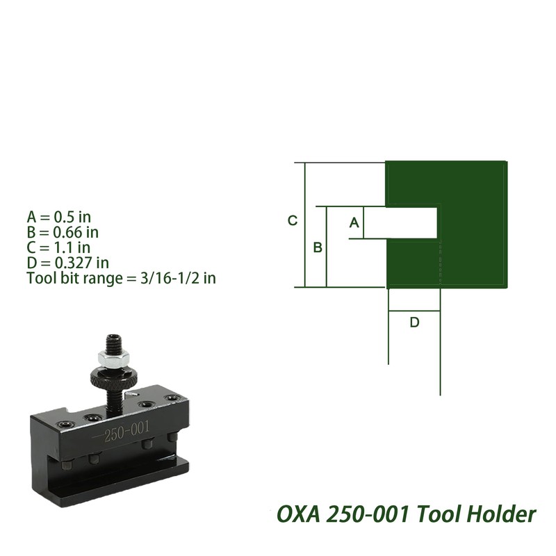 Timunr OXA 250-001 Quick Change Turning and Facing Lathe Tool