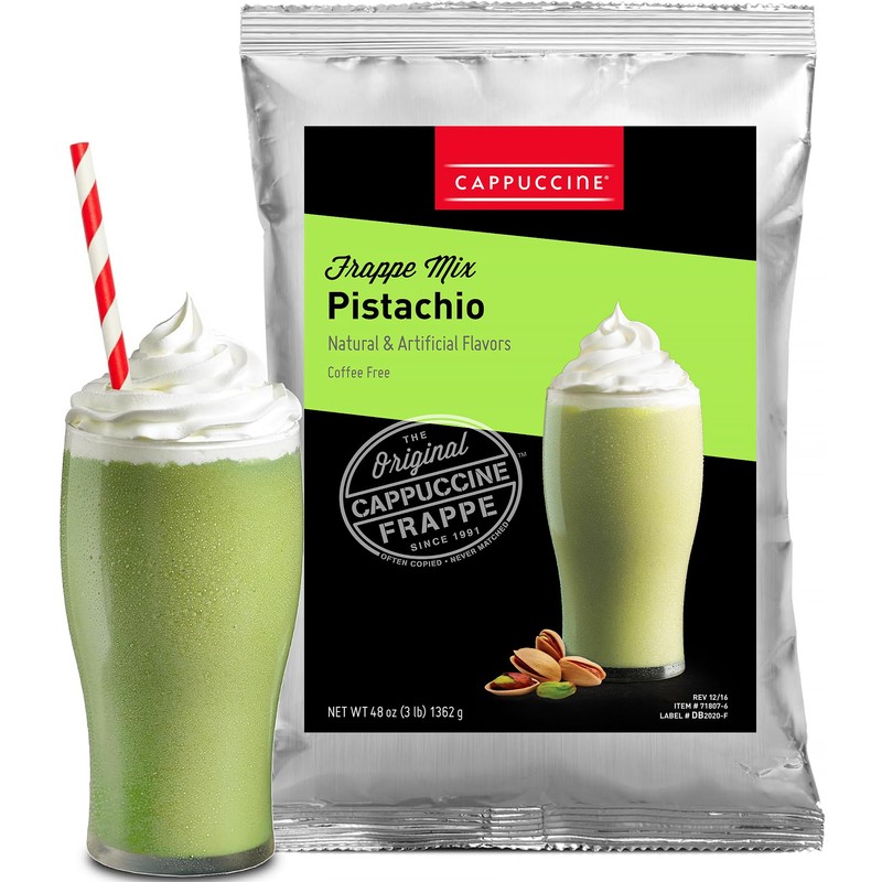 Cappuccine Pistachio Frappe Mix, 3 Pound (Pack of 1)