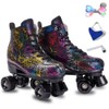 Roller Skates Women Men - Microfiber Leather Roller Skate Classic