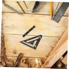 SHINEOFI 1 Set Rafter Square Woodworking Tool Precise Measuring Ruler
