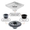 Bernkot 2 Inch Shower Drain Base Kit - PVC Sub