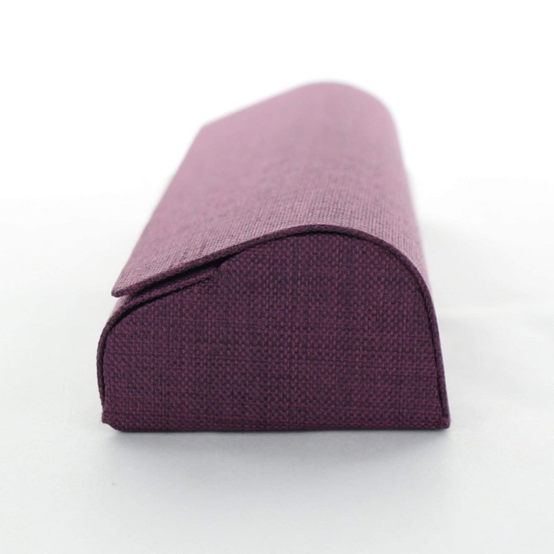 Megan 2946-04 Glasses Case, Stylish, Silky, Japanese Style, Kyomurasaki, Lightweight,