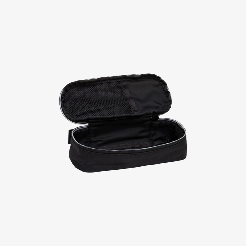 Milan Sunset Oval Pencil Case - Black