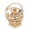 3D Wooden Puzzle DIY Assemble Wooden Model Mechanical Music Box