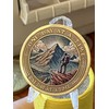 Mountain Climber Man One Day at A Time Medallion Serenity