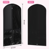 Vincreem 14 Pcs Garment Bags for Dance Costumes 50'' Clear