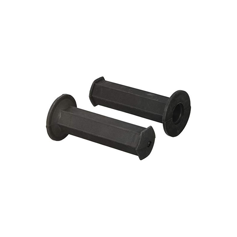 バイクパーツセンター(Bike Parts Center) バイクグリップ 汎用ヘキサゴンカラーグリップ 黒 非貫通式 903331