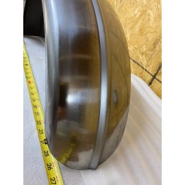 ribbed rear fender 7 1/4 Ribbed Rear Fender Harley Custom Chopper Bobber Hardtail Rigid softail FX