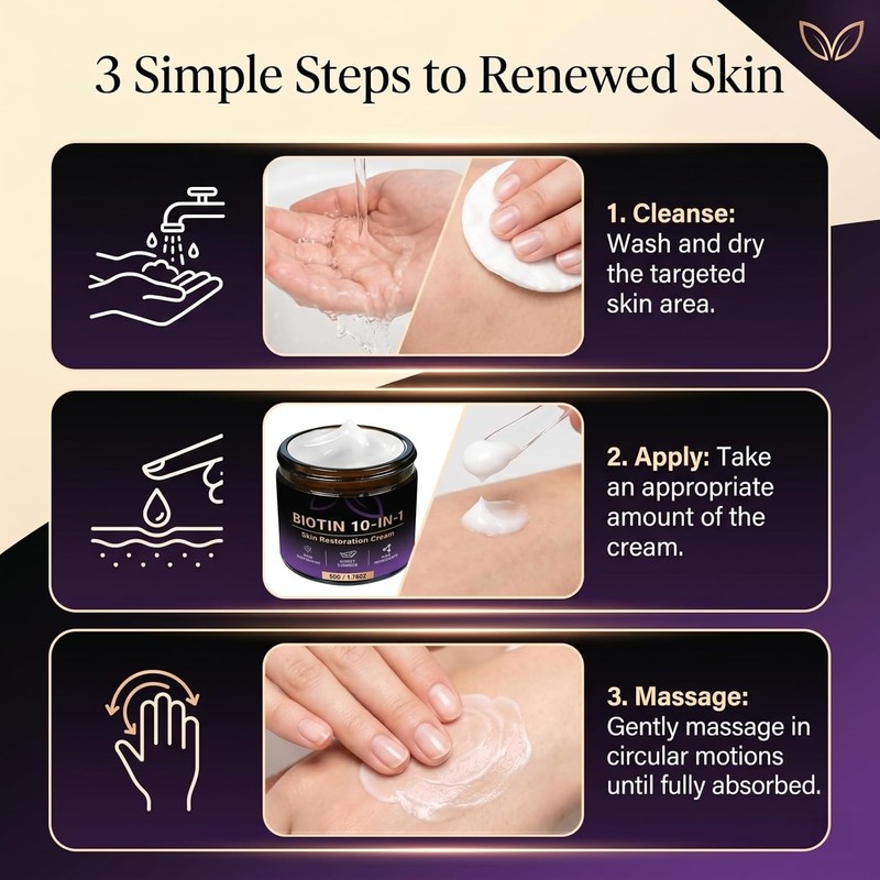 Crema Hidratante con Biotina, Retinol y Centella Asiática, Rostro y