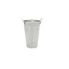 APAC Galvanized Metal Flower Vase (30cm H x 17cm Dia),