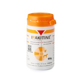 Vetoquinol Ipakitine | 60 g | Mangime complementare per cani e gatti | Per sostenere i reni | Per insufficienza renale