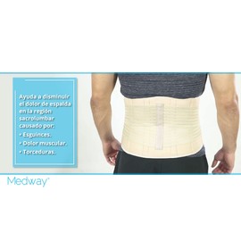 MEDWAY | Faja Sacrolumbar Flexible Color Beige