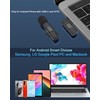2 Pack Professional Wireless Lavalier Microphone for Android, Lapel Mics