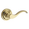 Baldwin Reserve 9BR3500-001 Traditional Curve Left-Handed Half-Dummy Lever in Polished