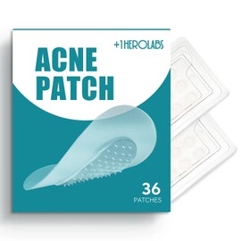 +1HEROLABS Microdart Acne Patch (36 Patches) - Hyaluronate, Salicylic Acid, Vitamin C, Microdart Pimple Patch for Deep, Early Stage and Hidden Pimples
