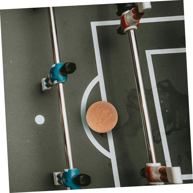 Totority 5pcs Lightweight Foosball Cork Balls Durable Table Soccer Accessory