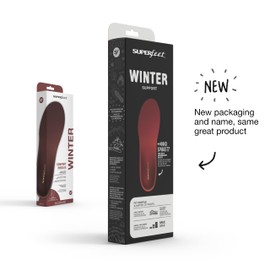 Superfeet Winter Support Insoles - Trim-to-Fit Arch Support Inserts for Ski or Snowboard Boots - Professional Grade - 5.5-7 Men / 6.5-8 Women