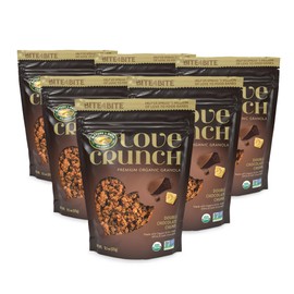 Love Crunch Organic Double Chocolate Chunk Granola, 11.5 oz (Pack of 6), Non-GMO, Fair Trade, by Nature's Path
