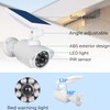 JIAXIZ Solar Security Outdoor Motion Sensor, Dummy Camera IP66 Waterproof,