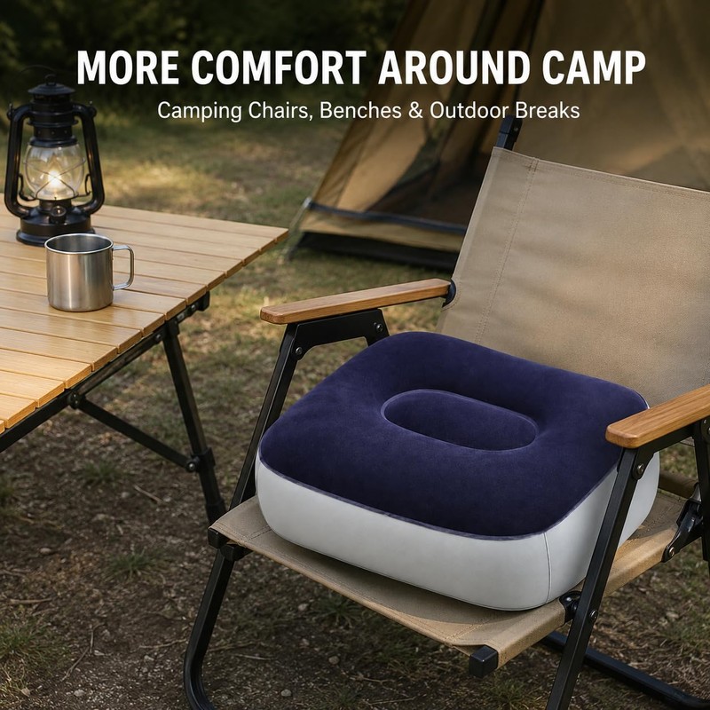 Soyinht 1PC Inflatable Seat Cushion, 37 x 30 x 20cm,