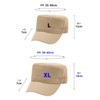 Laquest Large Size Side Mesh Work Cap, Deep, Maximum 25.6