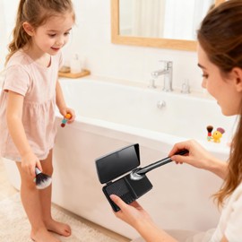 Pad Limpiador De Brochas De Maquillaje Herramienta De Limpieza Portátil Tapete para Pinceles de Base para Hogar y Viaje, Chicas, Mujeres, Entusiastas del Maquillaje y