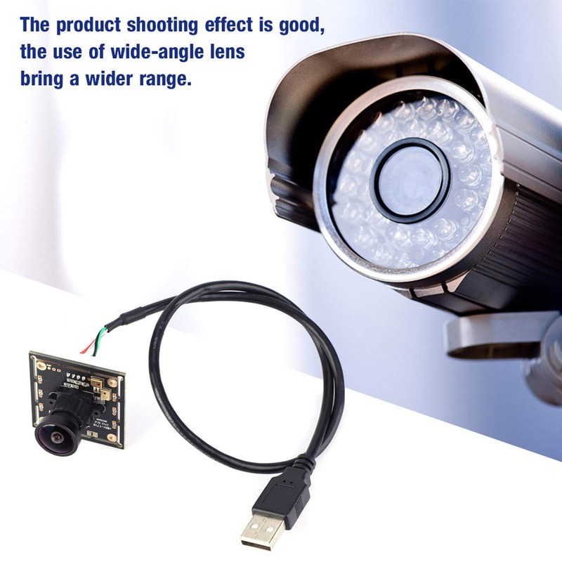 Fafeicy HBV-1716WA USB Camera Module 2 Million Pixels 140° Wide